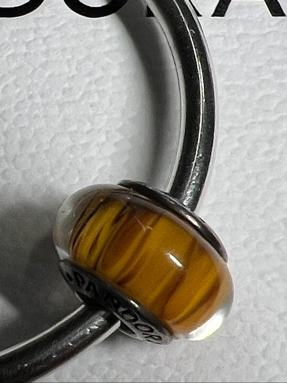 Pandora Bengal Tiger Murano Charm